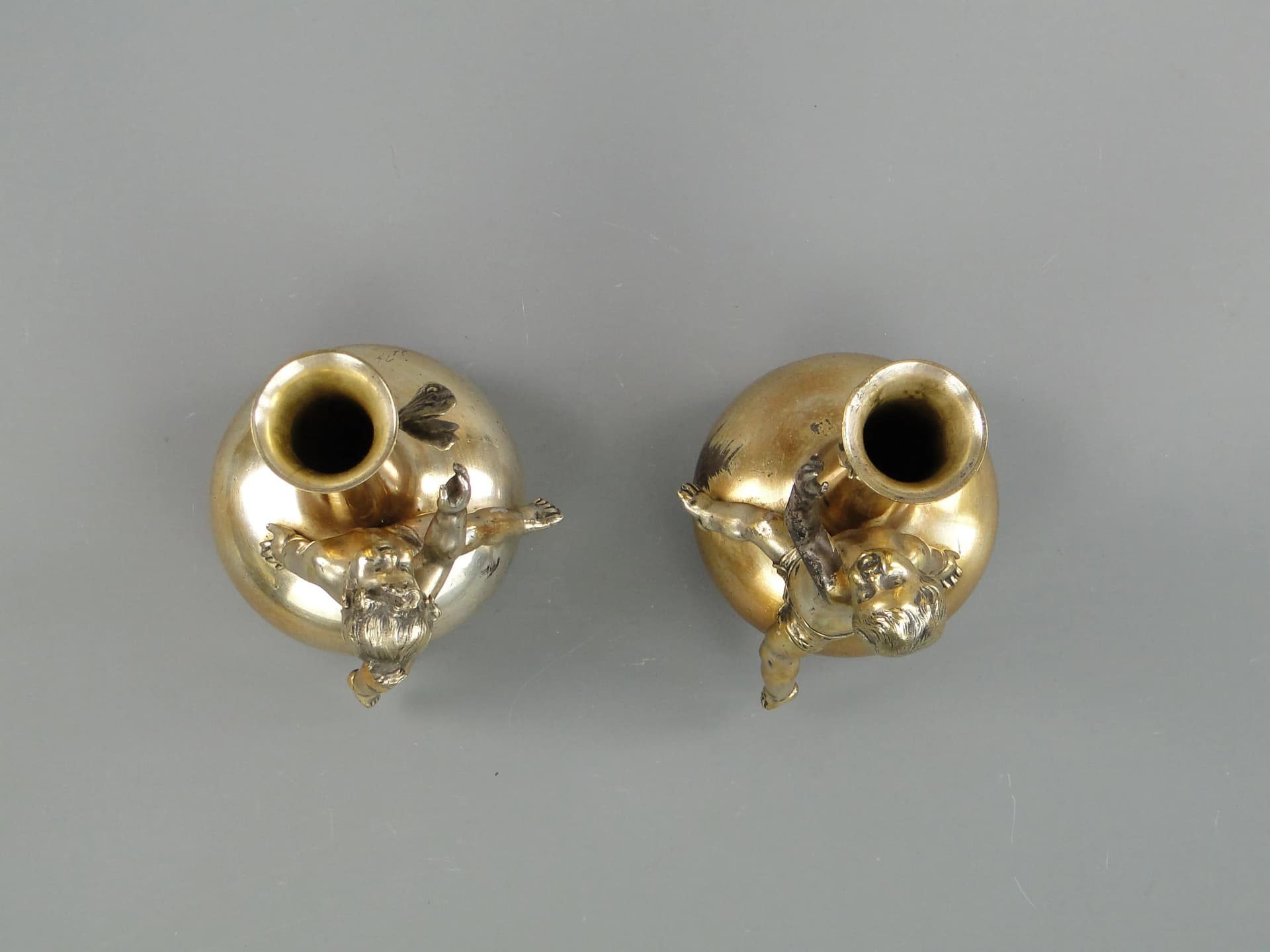 Para wazonów secesyjnych, srebro, Siot-Decauville, Francja, ok. 1900 - 30793