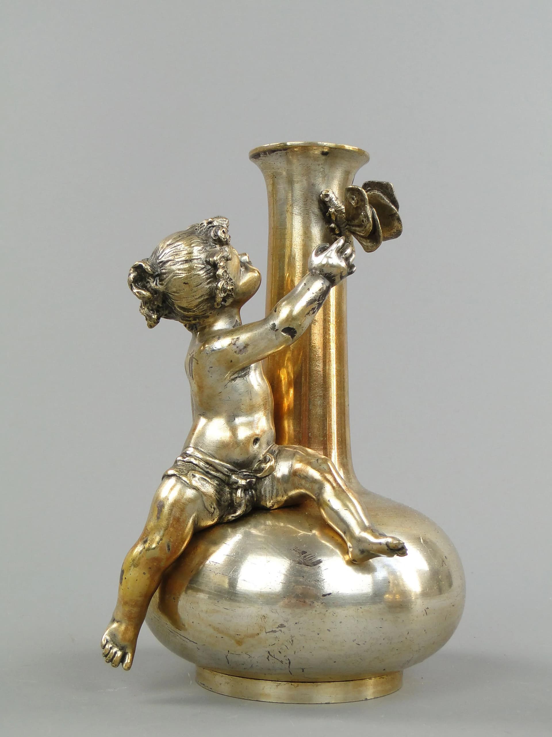 Para wazonów secesyjnych, srebro, Siot-Decauville, Francja, ok. 1900 - 30796