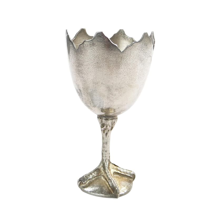 Egg Cup, silver, silver-plated brass, Schiffers, Poland, 19th c.
