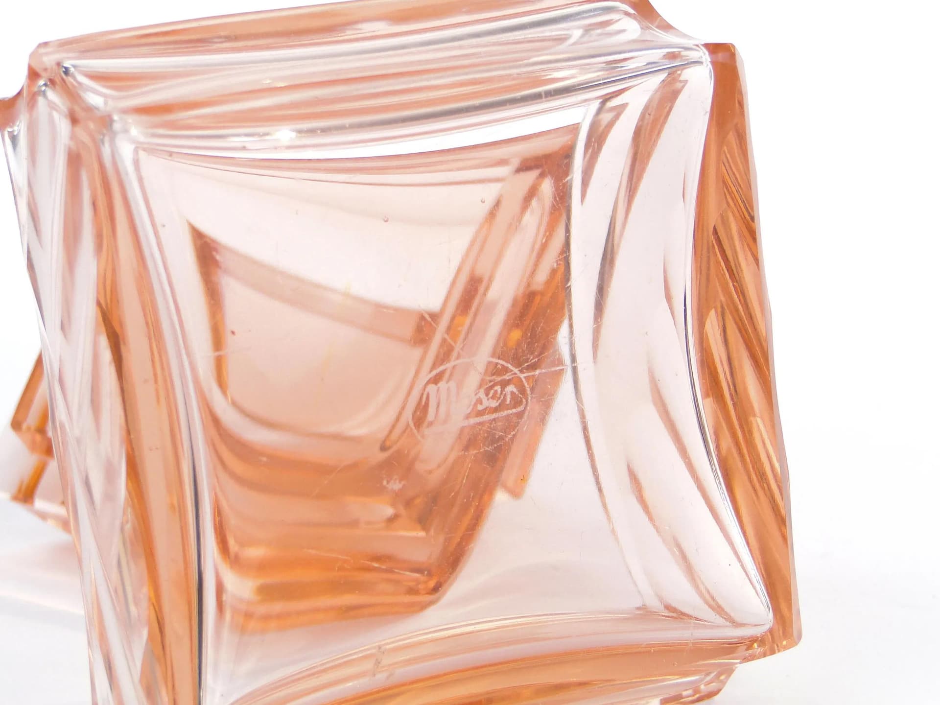 Bonbonniere Art Deco, multicolor crystal, Moser, Czech Republic, 1960s. - 31220