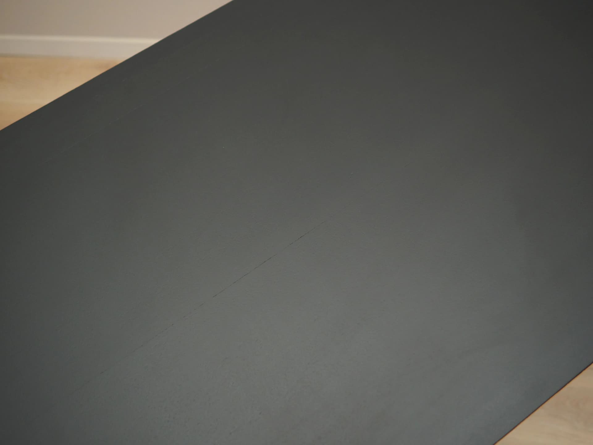 Desk, yellow ash, black ash, Denmark, 1970s - 31077