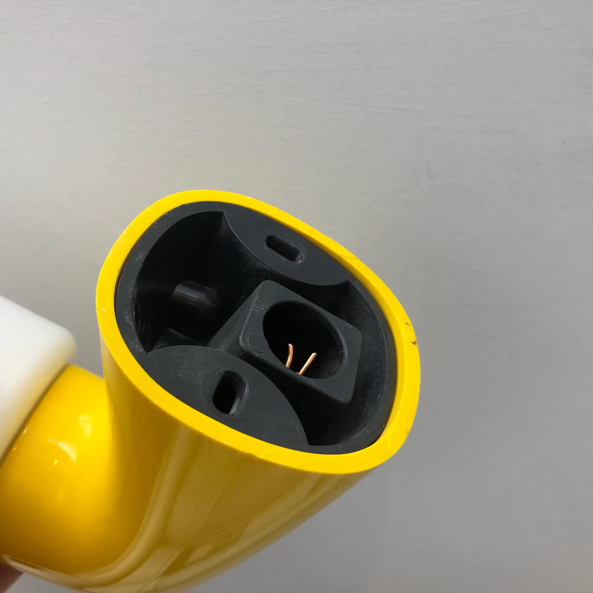 Pair of wall sconces Pop Art, yellow plastic, opal glass, Dietsche, Germany, 1980s. - 31337