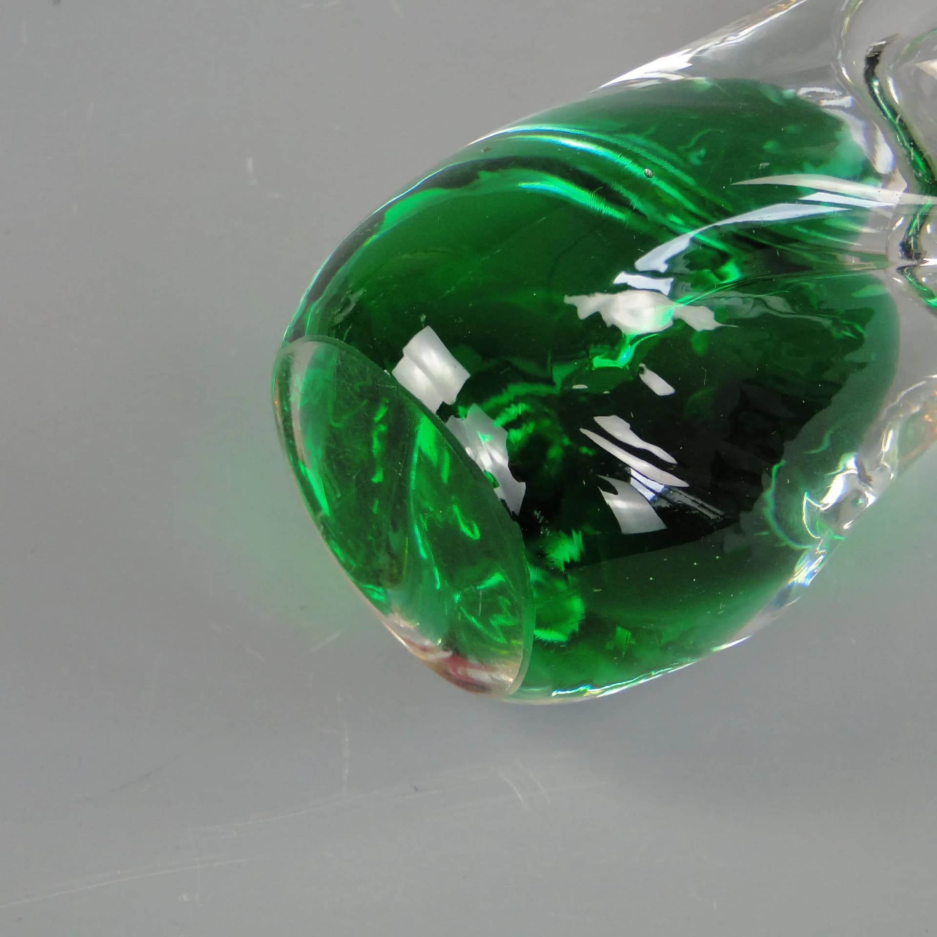 Vase, multicolored glass, Czechoslovakia, 1960s. - 31390