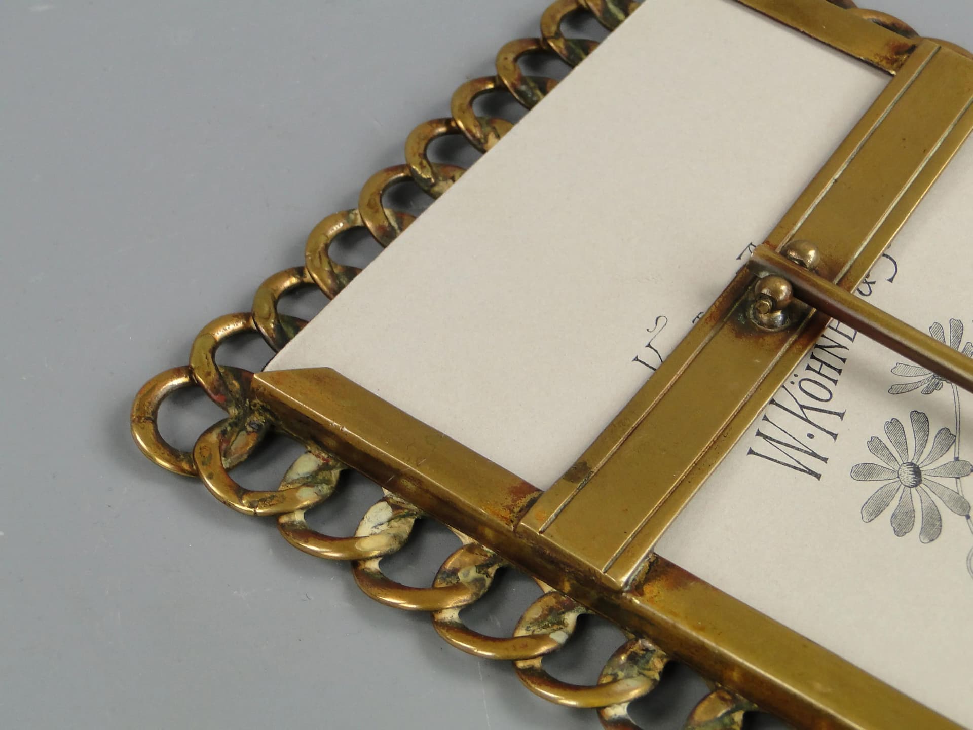 Photo frame, gilt brass, Austria, late 19th c. - 31577