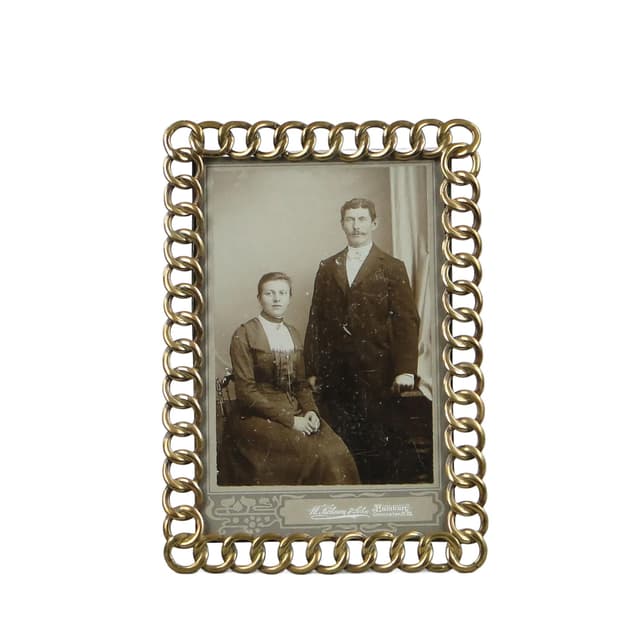 Photo frame, gilt brass, Austria, late 19th c. - DIMENSION