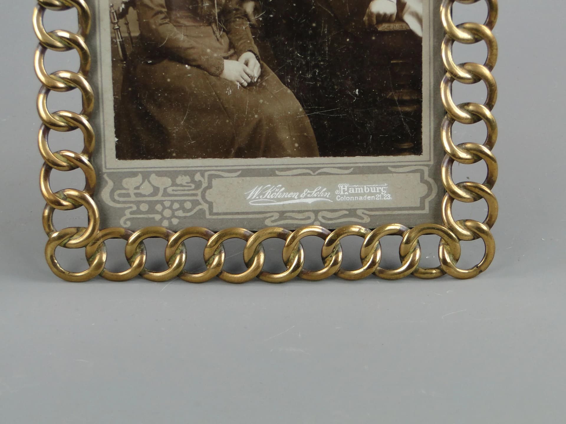 Photo frame, gilt brass, Austria, late 19th c. - 31570