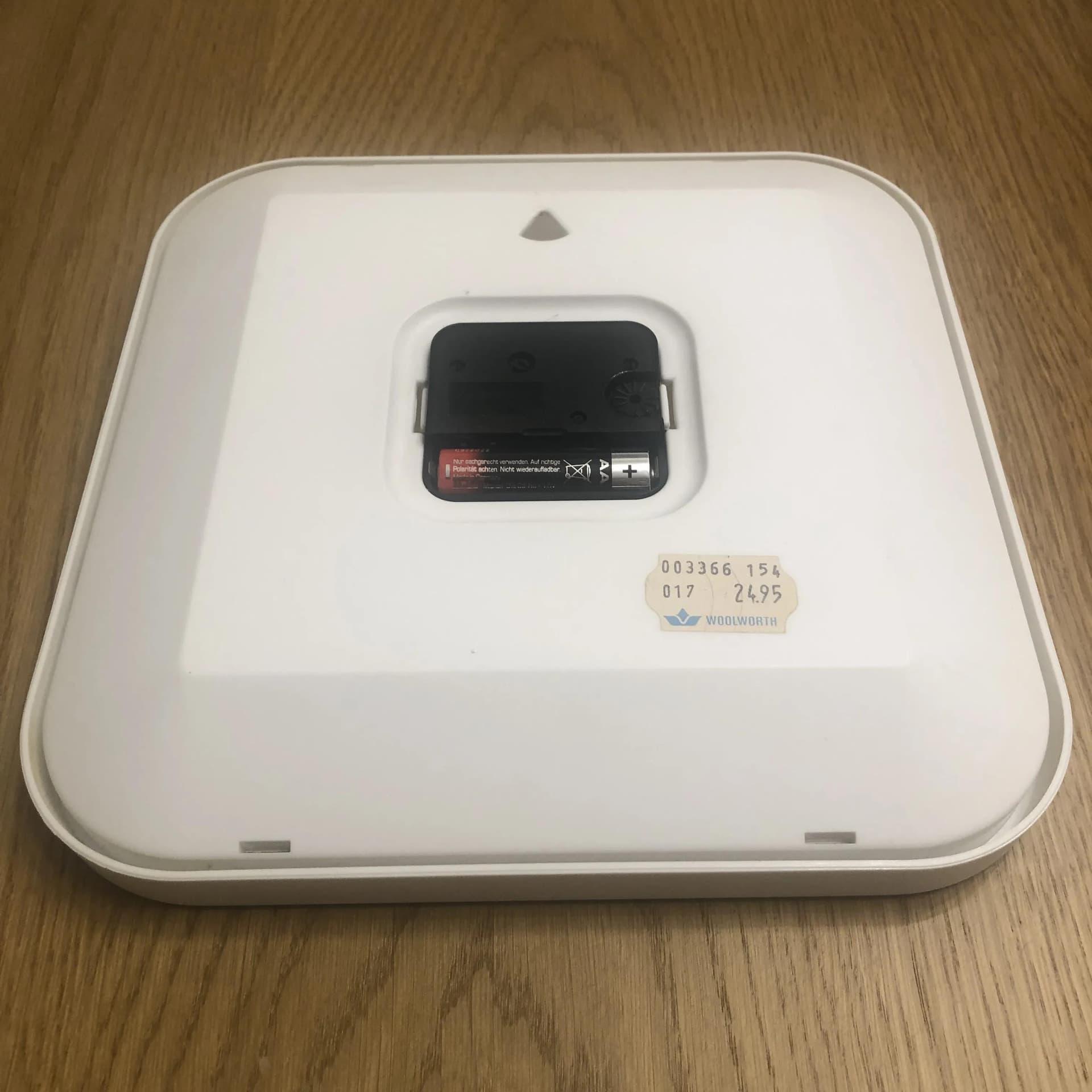 Zegar ścienny, ivory white, plastik, Kienzle, Niemcy, lata 80. - 31494