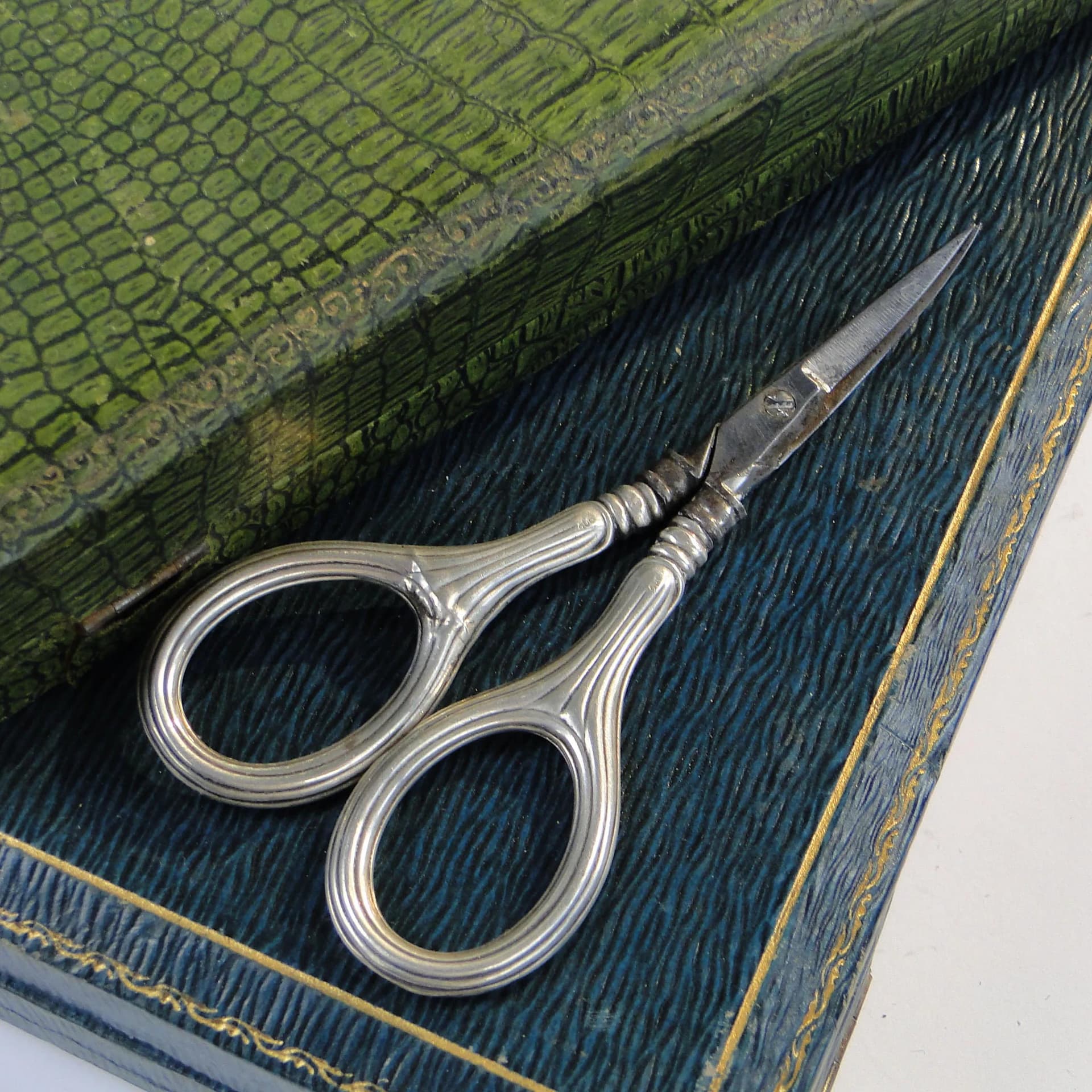 Precision scissors, silver, steel, Sweden, 1920s - 31548