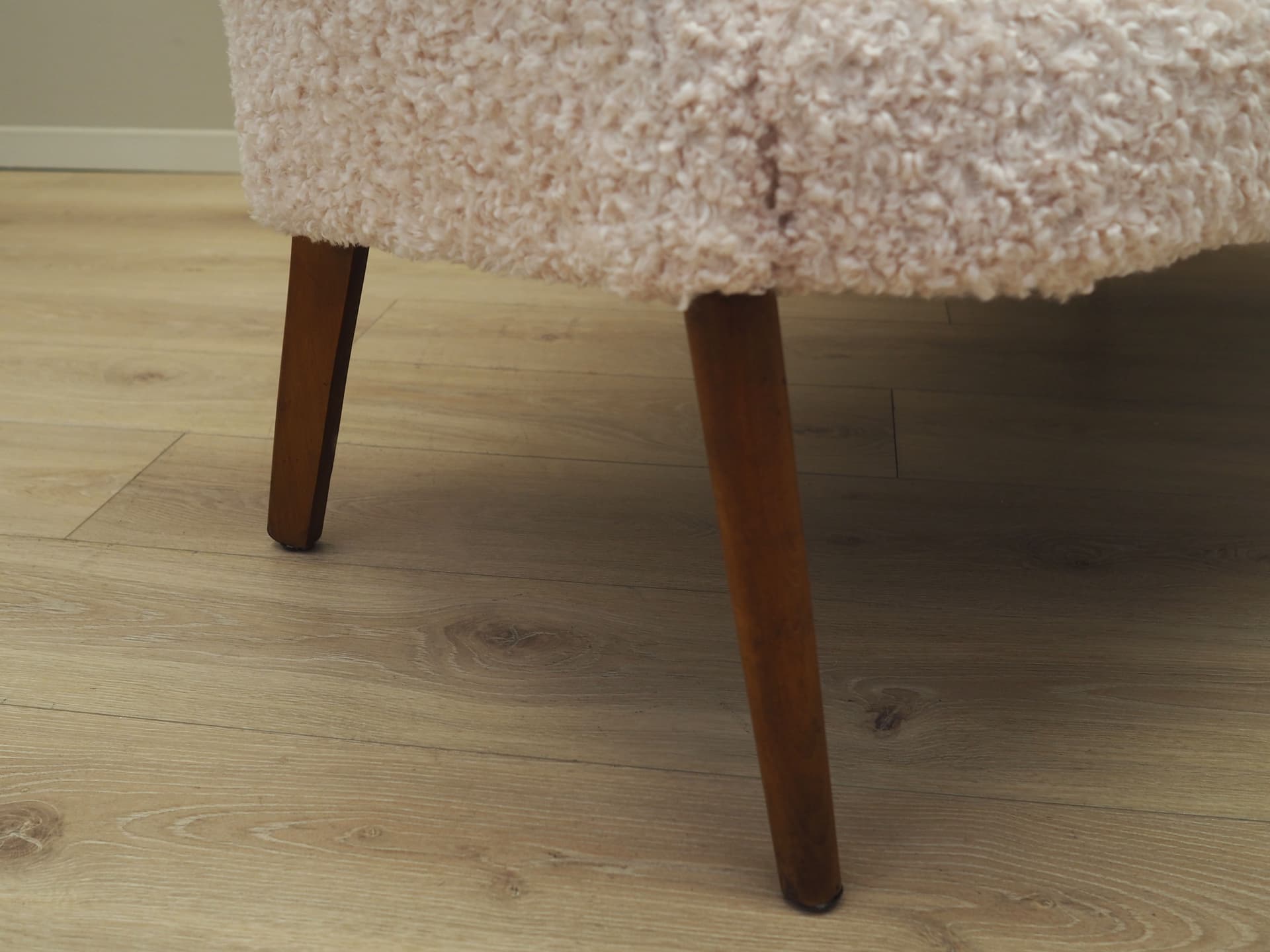 Sofa, beżowy, bouclé, drewno bukowe, Dania, lata 70. - 64251