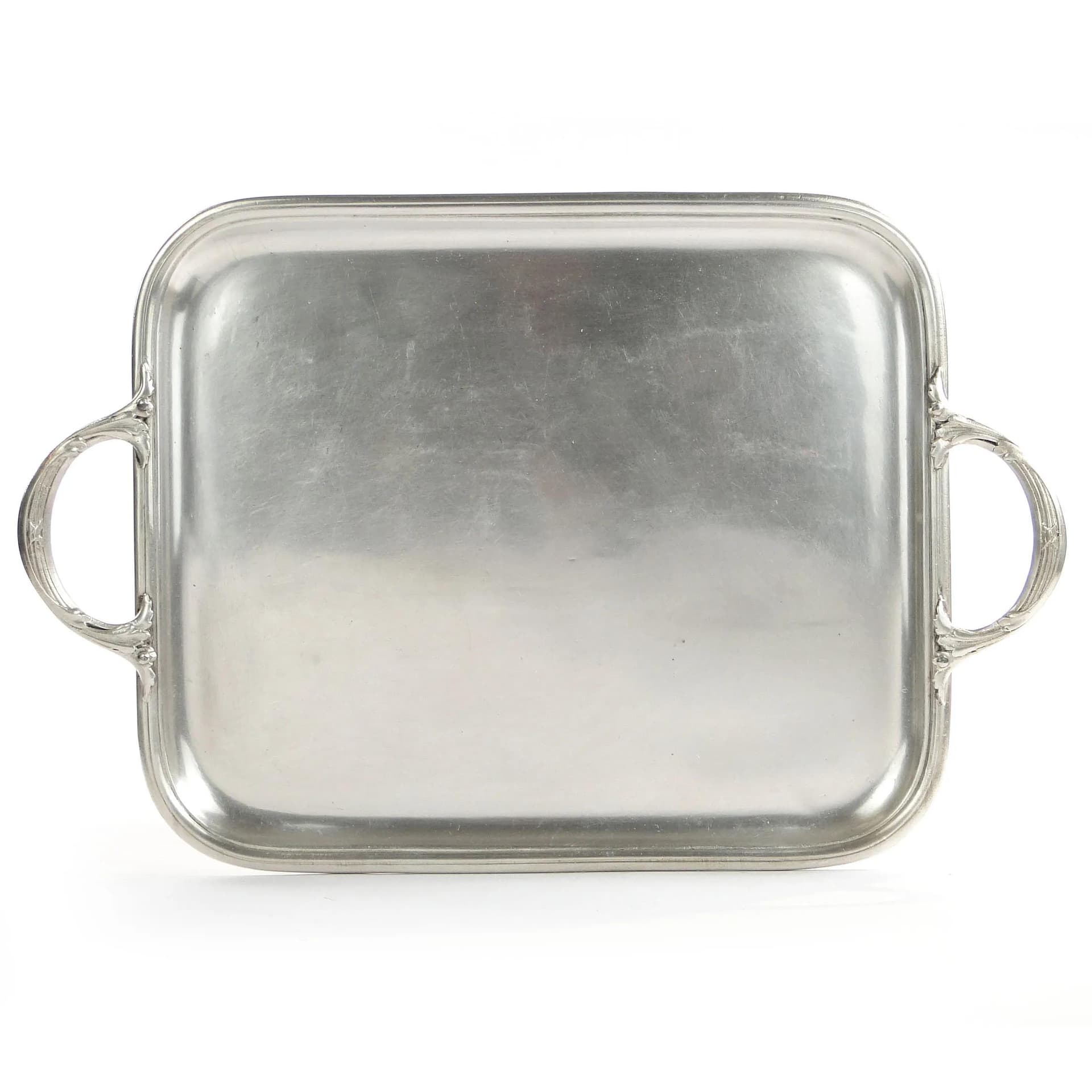 Rectangular Tray, Silver Brass, J. Fraget, Poland, Early 20th c. - 31953