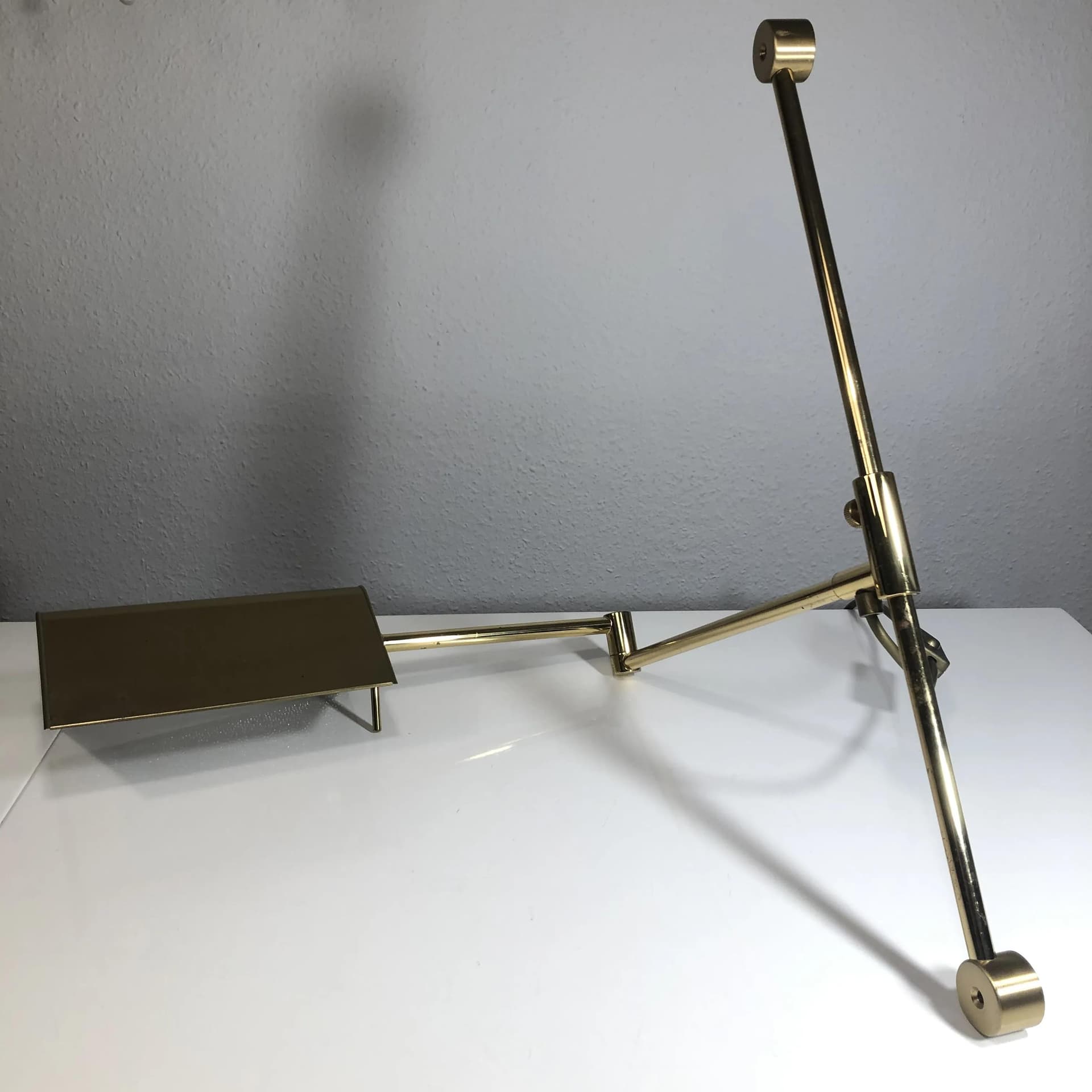 Kinkiet, mosiądz złoty, GKS Leuchten, Niemcy, lata 70. - 32052