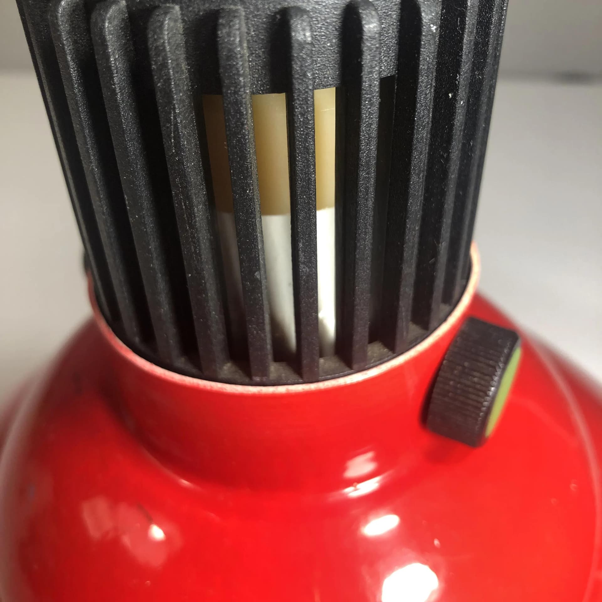 Lampa wisząca, czerwony, aluminium lakierowane, Niemcy, lata 70. - 32043