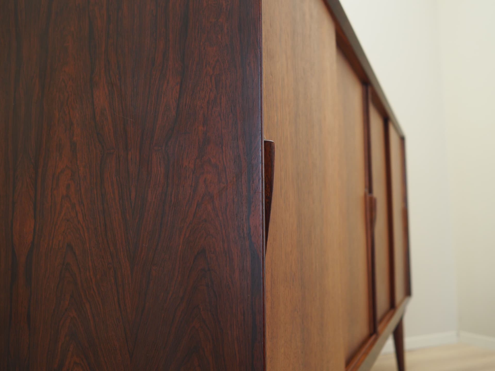 Highboard model 19, palisander brązowy ciemny, Omann Jun, Dania, lata 70. - 64195