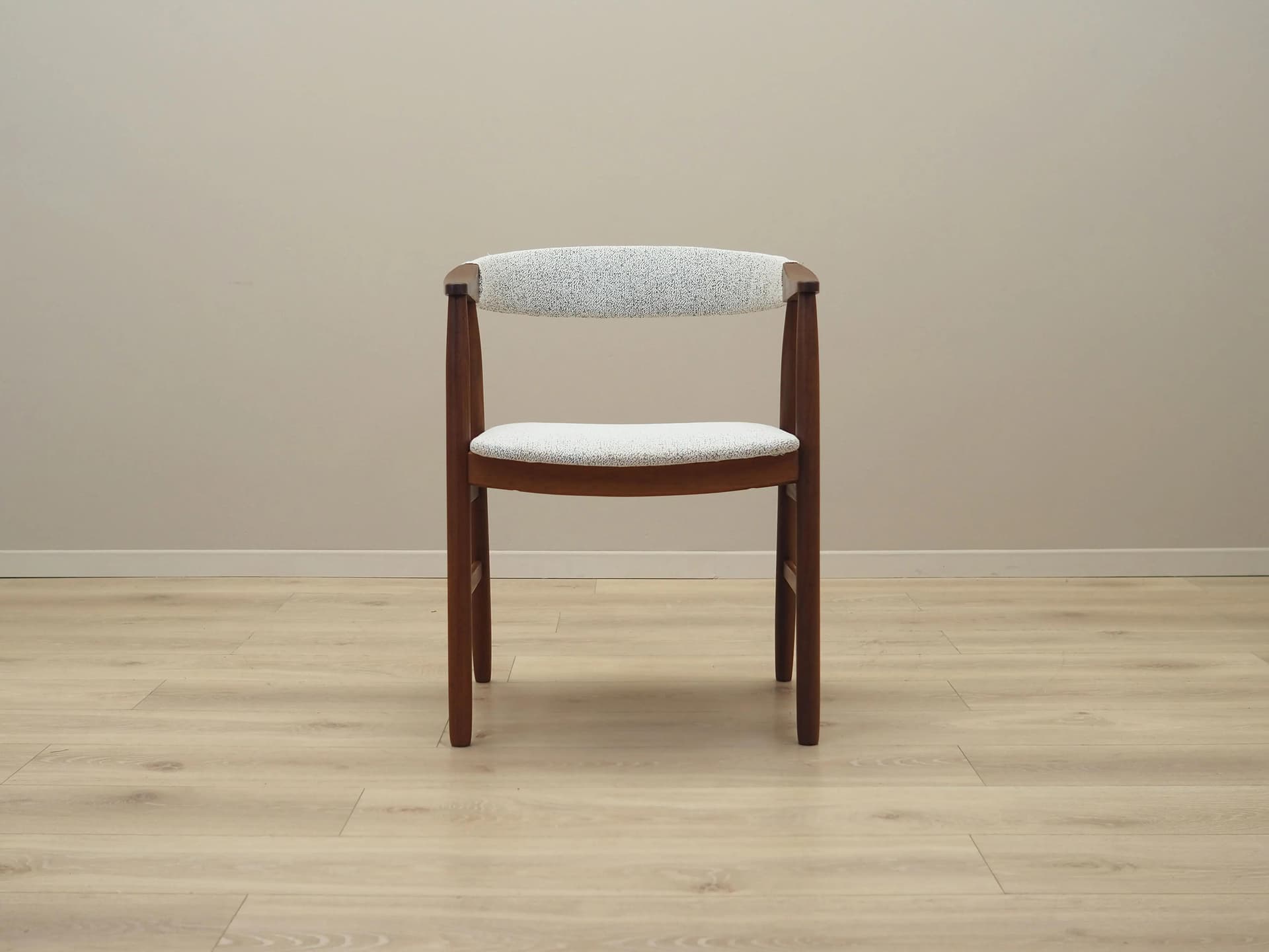 Chair, brown teak, Denmark, 1970s. - 32229