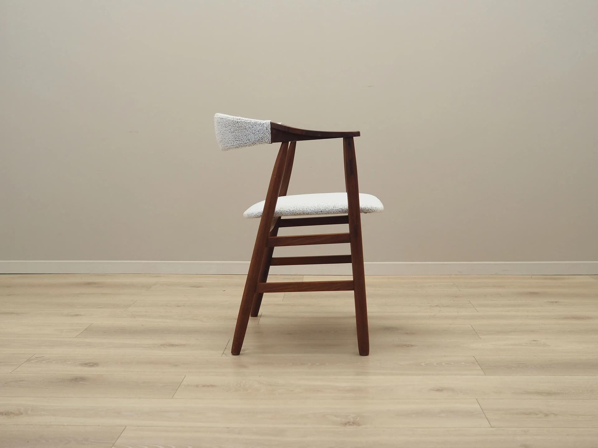 Chair, brown teak, Denmark, 1970s. - 32234