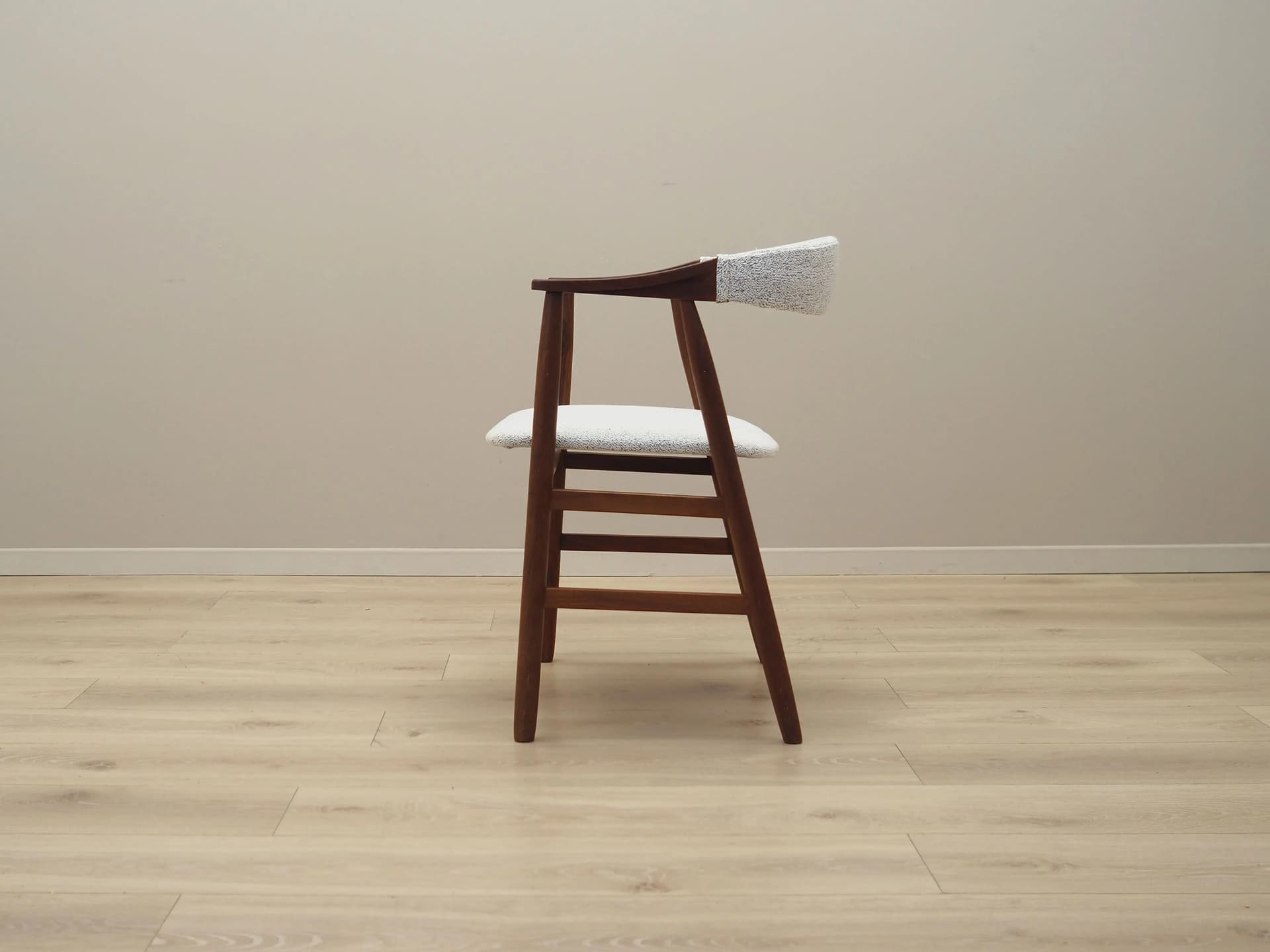 Chair, brown teak, Denmark, 1970s. - 32231