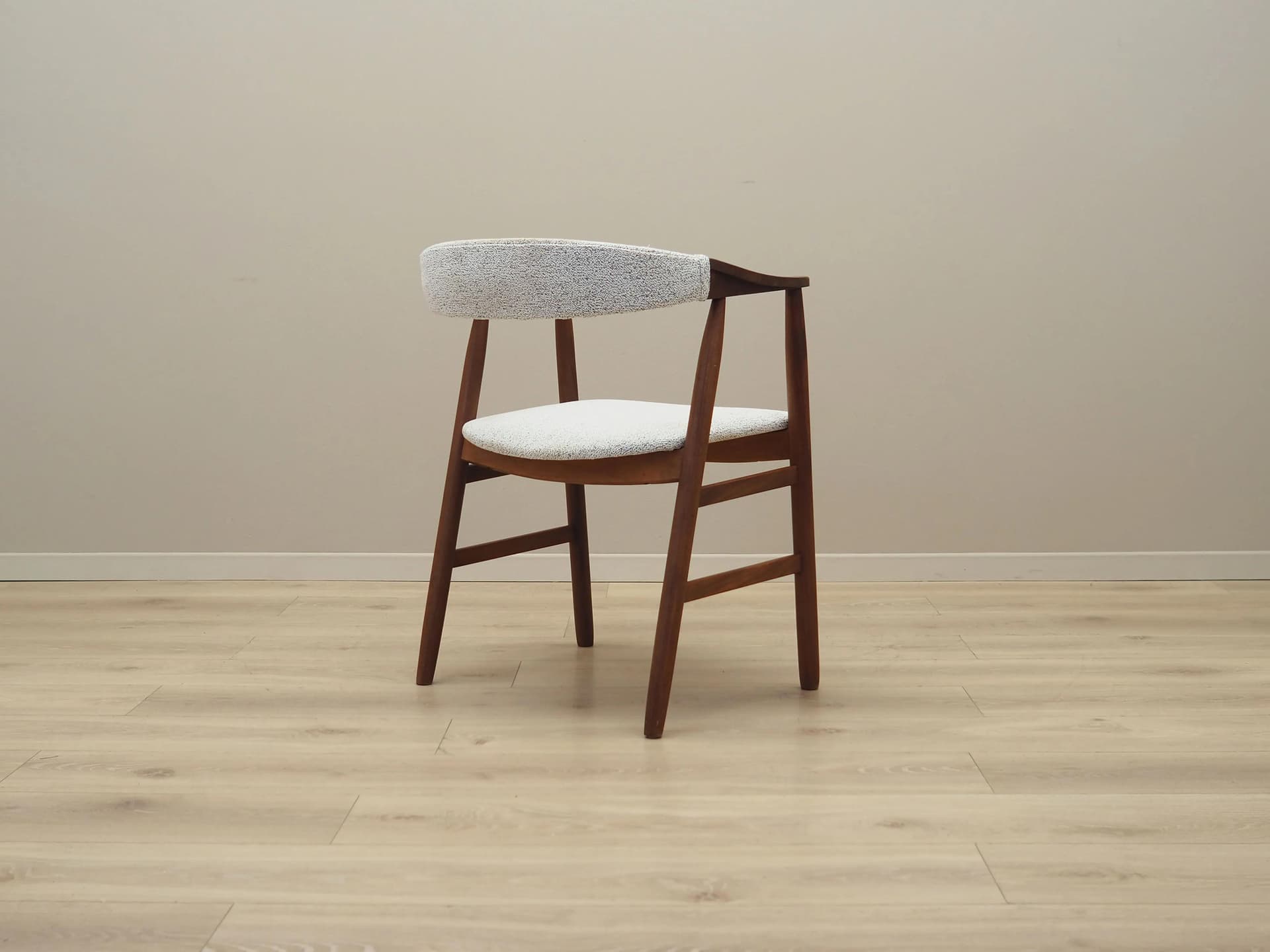 Chair, brown teak, Denmark, 1970s. - 32233