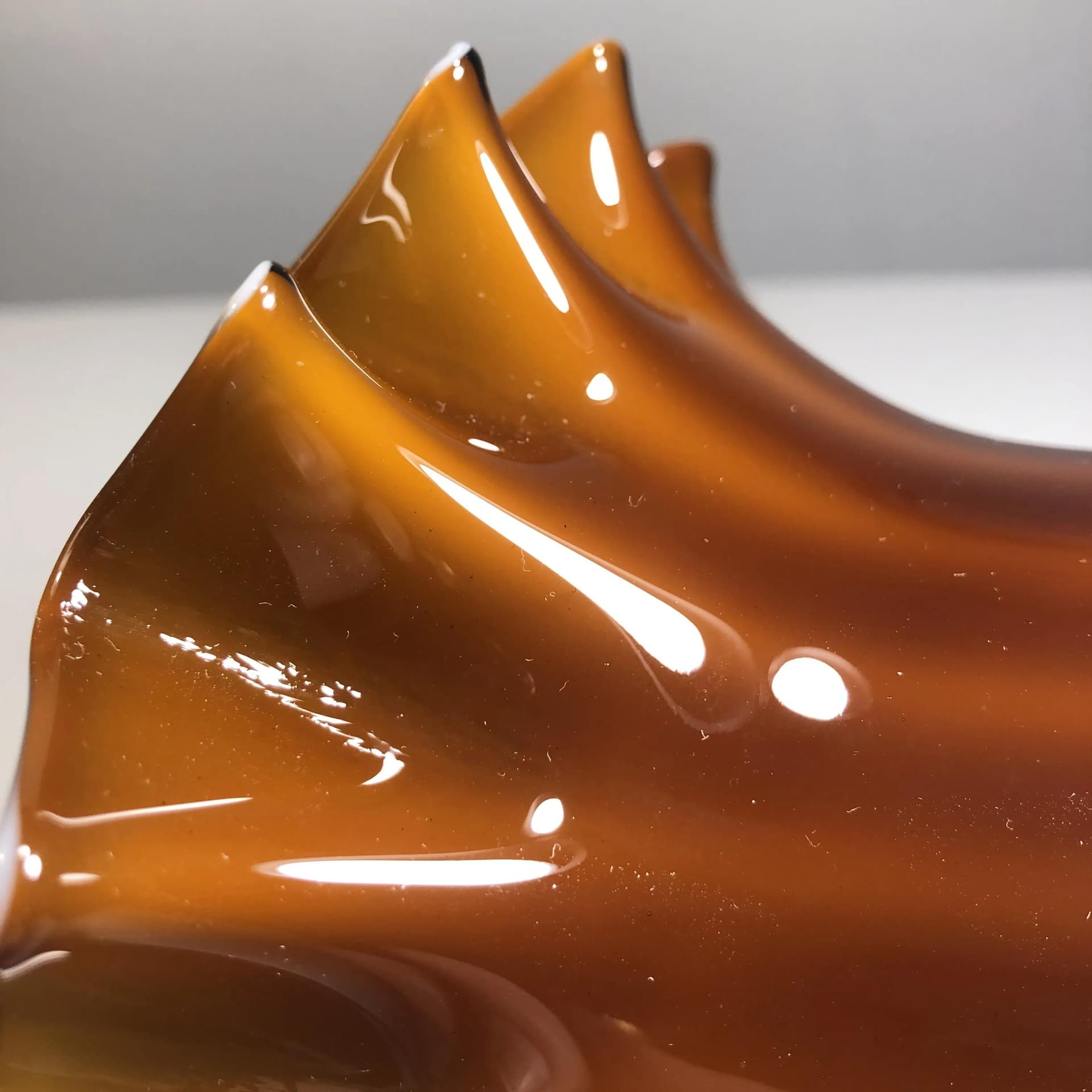 Kinkiet, złocony mosiądz, szkło, Peill&Putzler, Niemcy, lata 70. - 32022