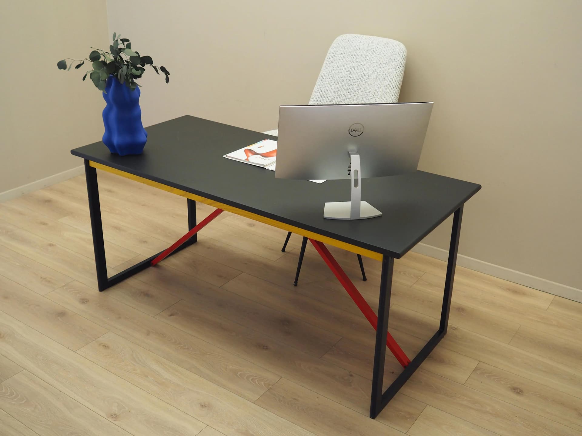 Postmodern Desk, multicolor, wood, metal, Italy, 1980s - 32171