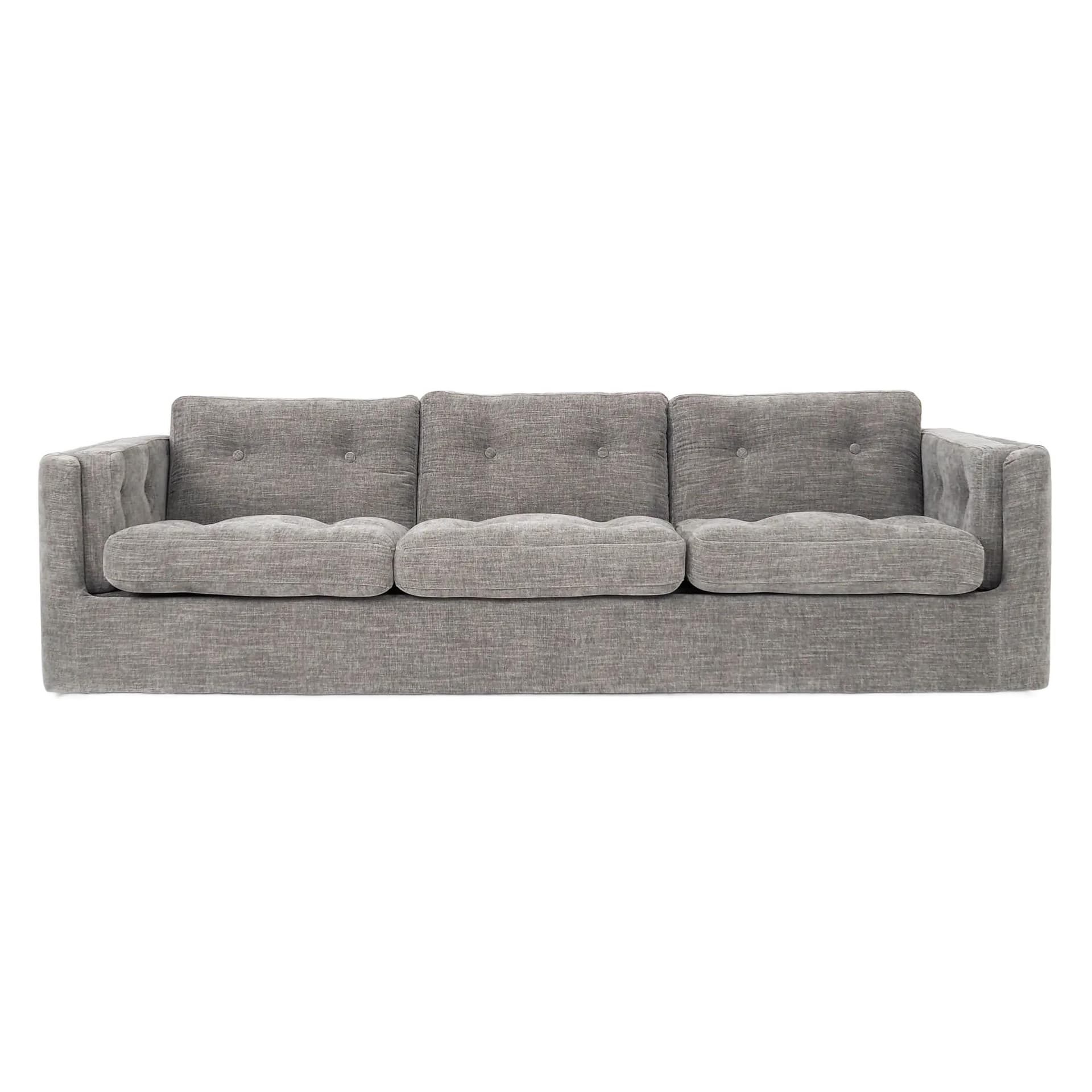 Sofa Bergen, szara, tkanina, Polska, XXI w.