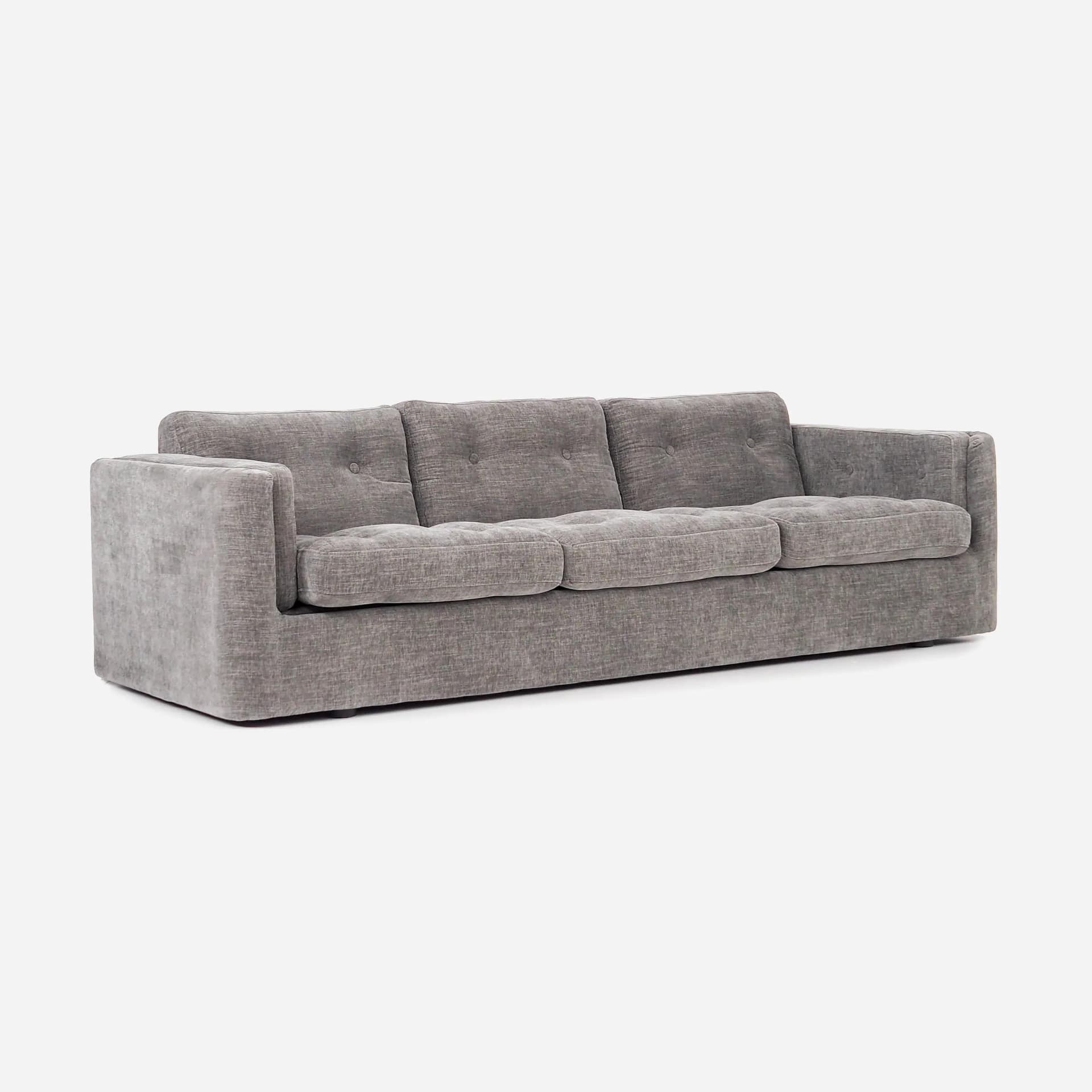 Sofa Bergen, szara, tkanina, Polska, XXI w. - 32156