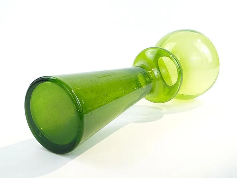 Wazon Kardynał, zielony, szkło, proj. Z. Horbowy, Polska, lata 70. - 32308