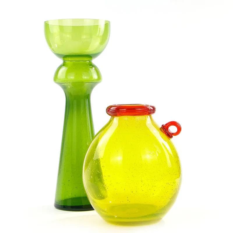 Wazon Kardynał, zielony, szkło, proj. Z. Horbowy, Polska, lata 70. - 32301