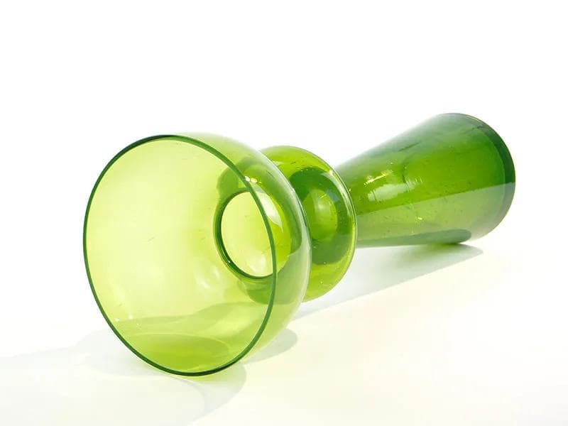 Wazon Kardynał, zielony, szkło, proj. Z. Horbowy, Polska, lata 70. - 32307