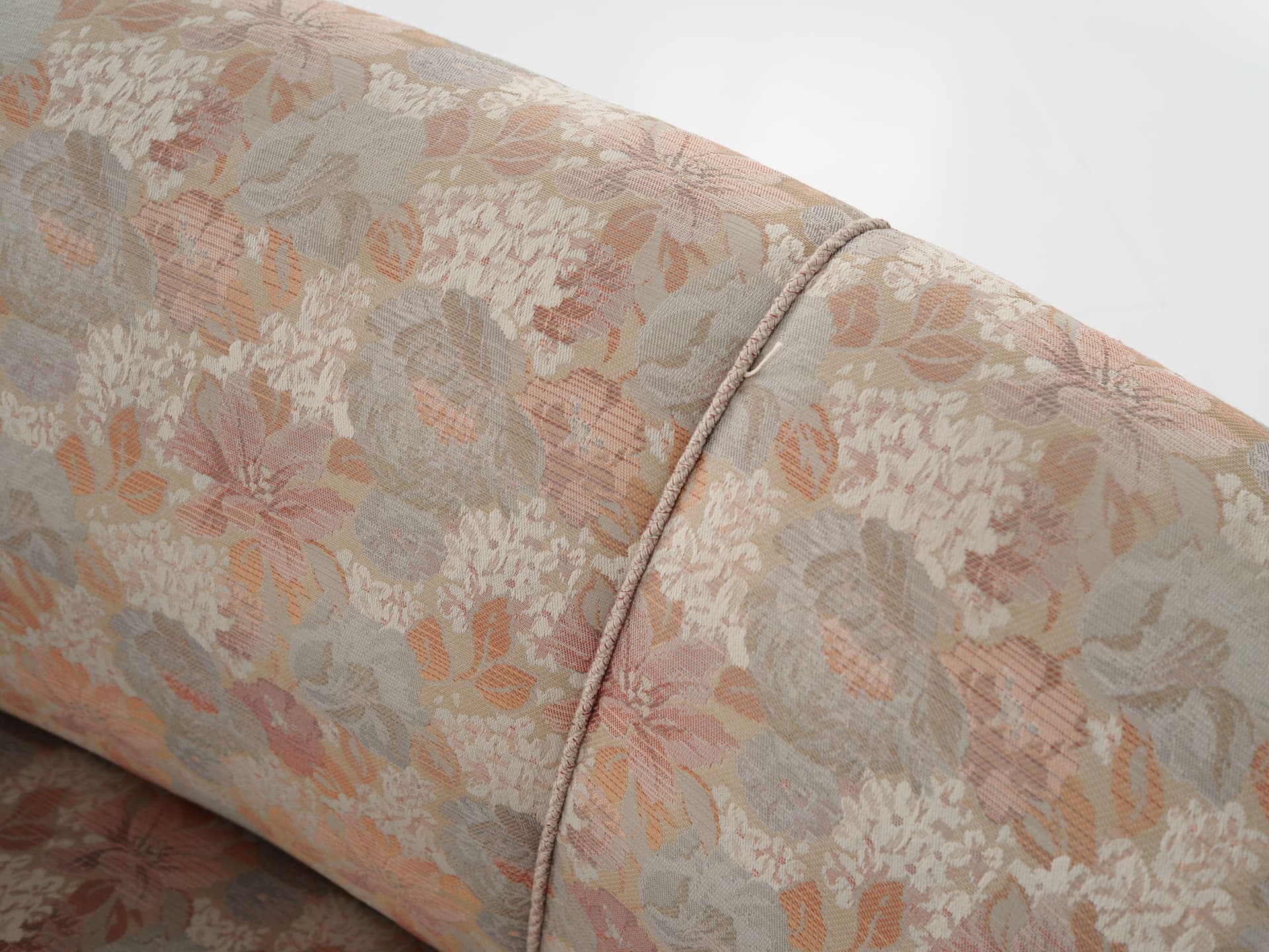 Sofa Banana, beż, żakard, buk, Dania, lata 70. - 64115