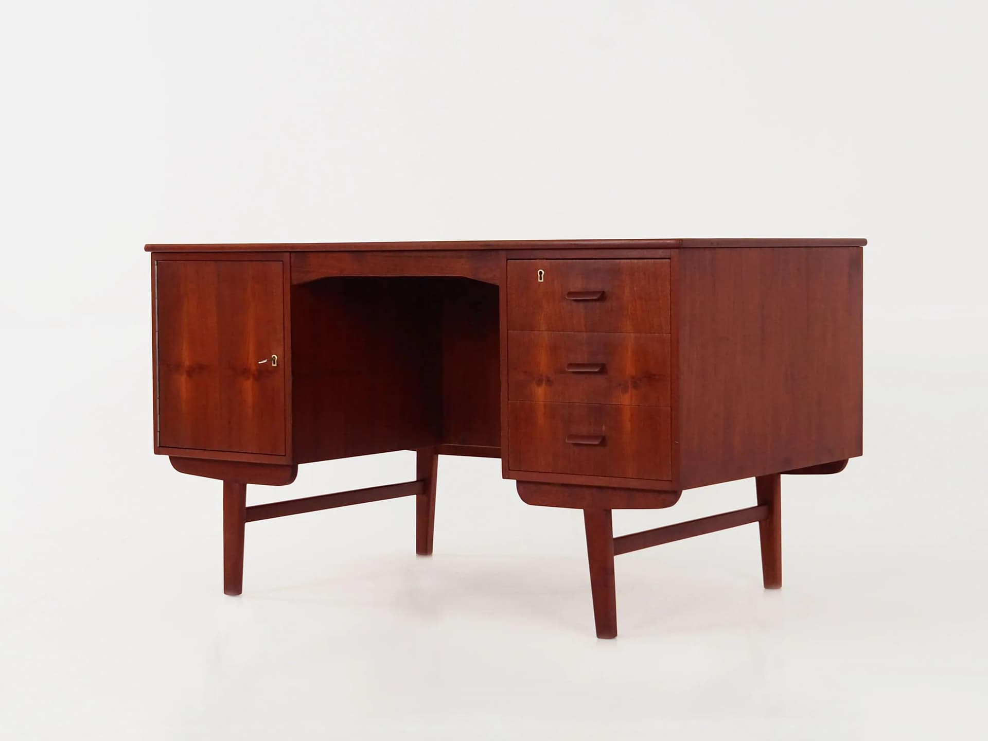Desk, teak, Denmark, 1970s - 32345