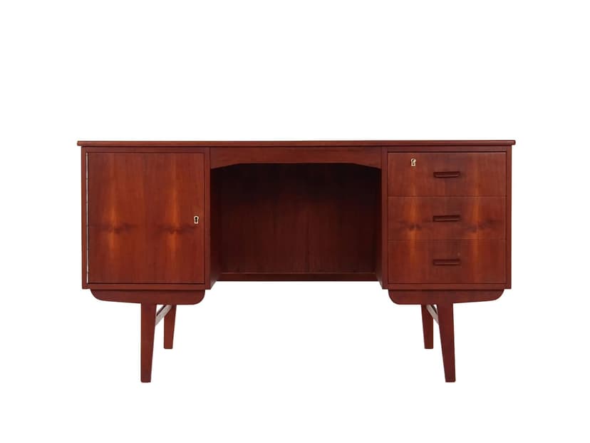 Desk, teak, Denmark, 1970s