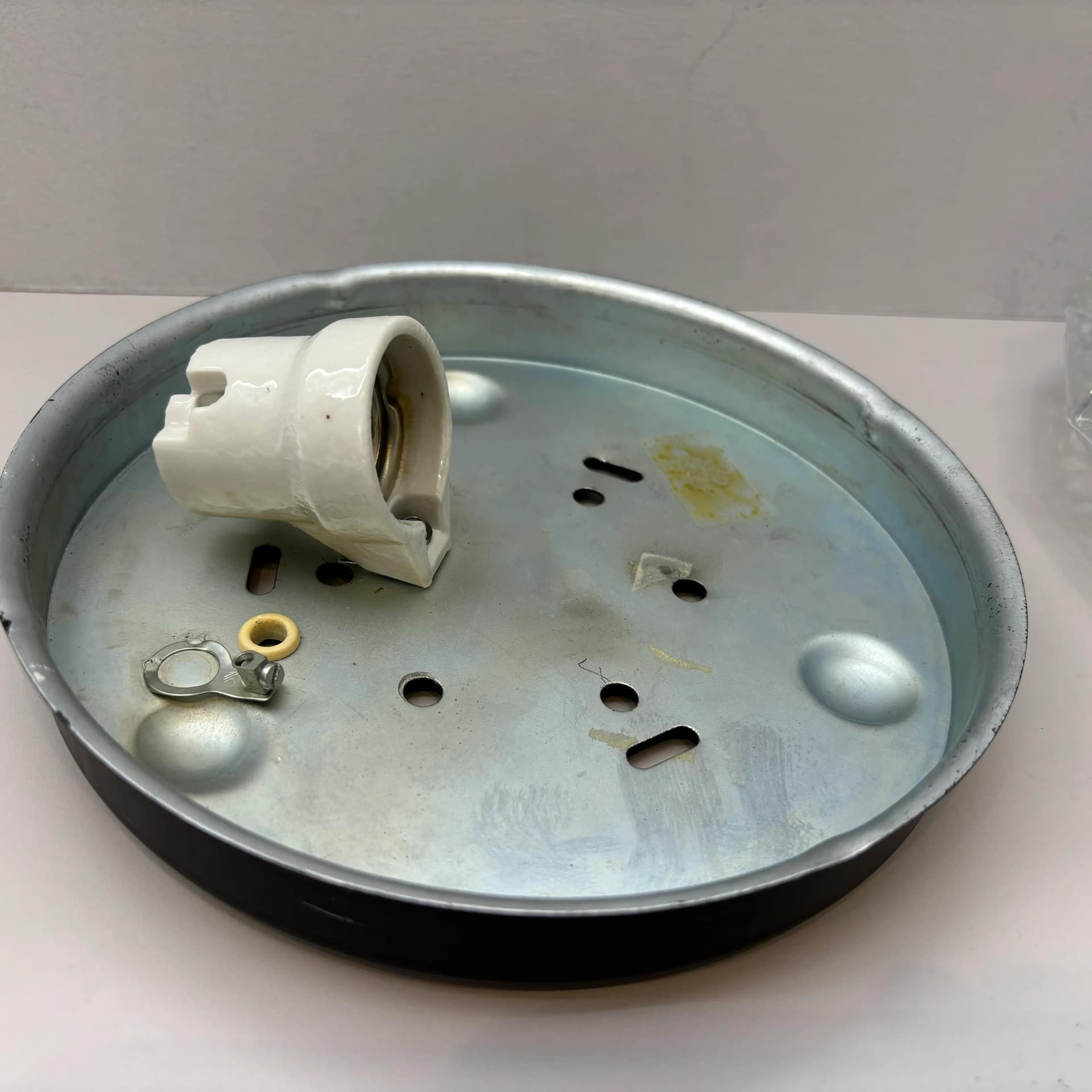 Transparent Geometric Glass Wall or Ceiling Lamp, Germany, 1980s - 32411