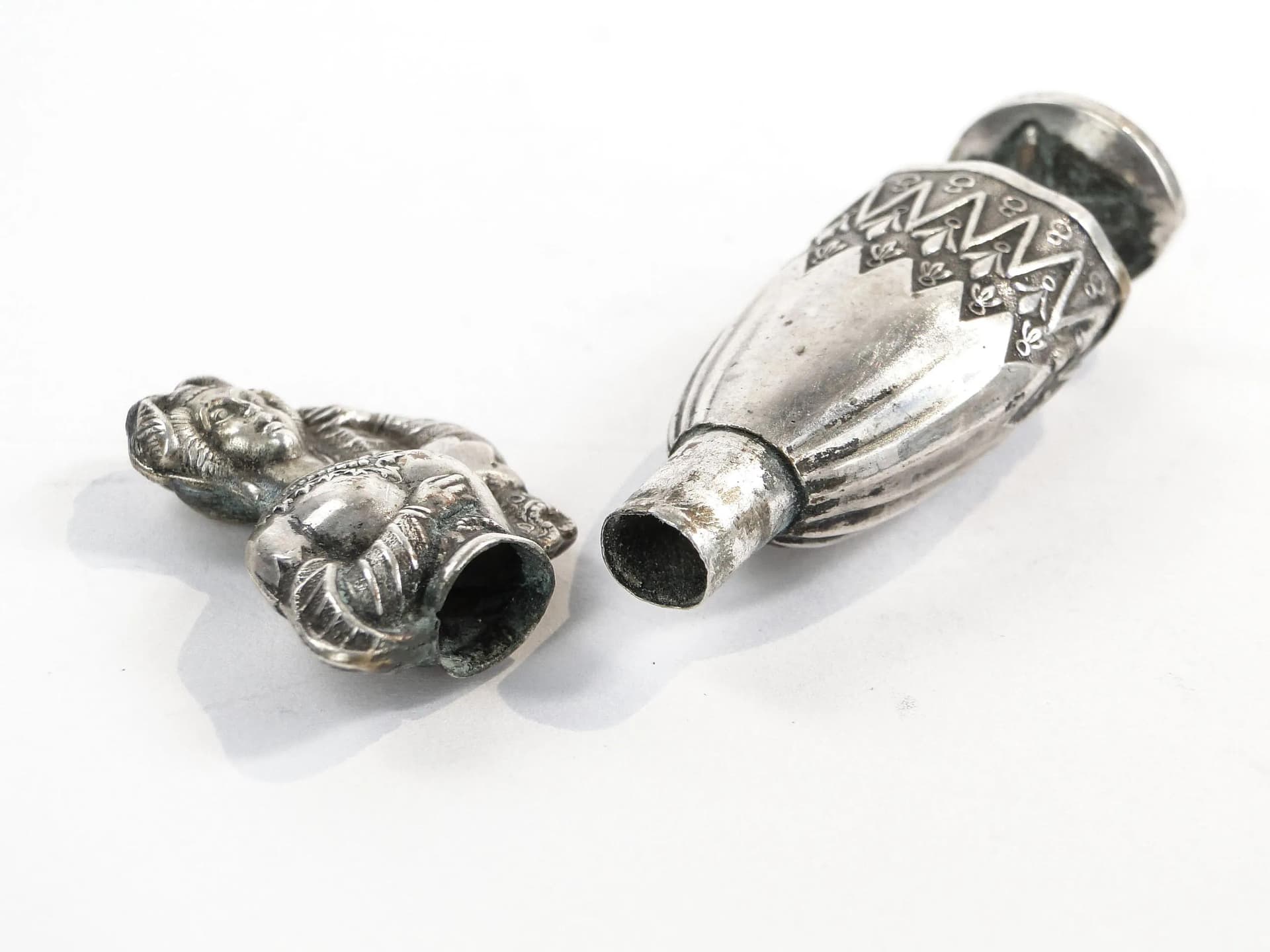 Silver Figural Needle Case, Netherlands, 1830s - 32469