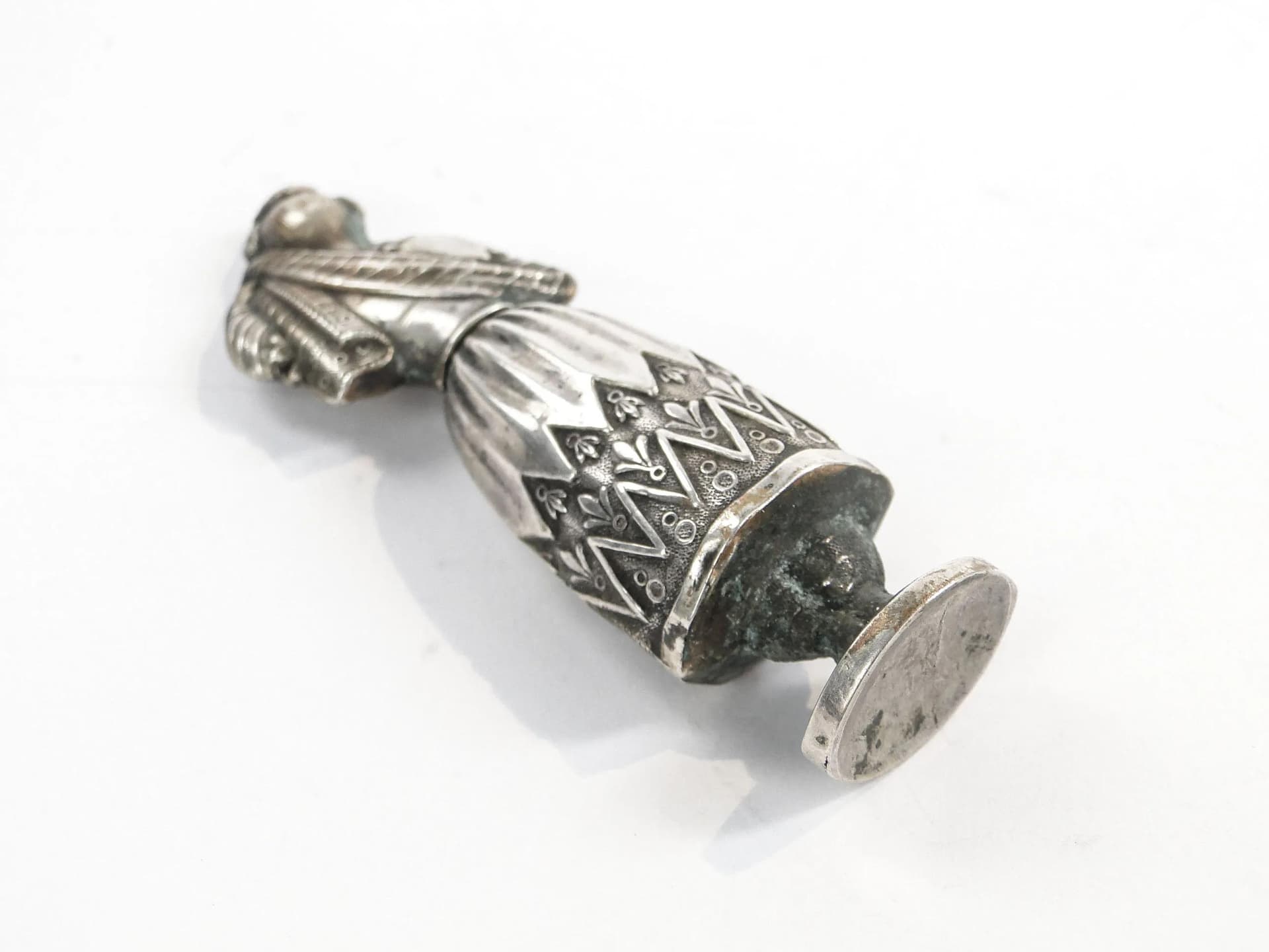 Silver Figural Needle Case, Netherlands, 1830s - 32470