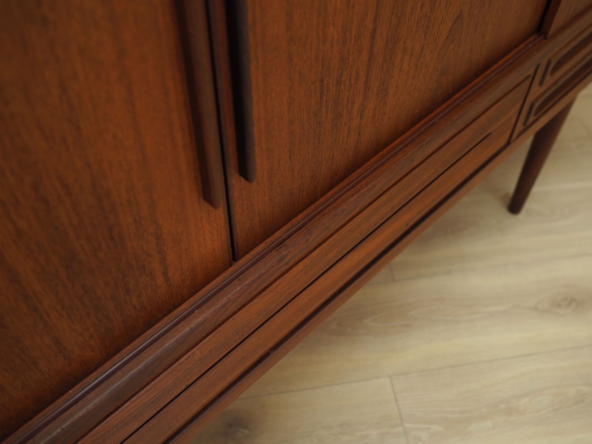 Highboard, teak brązowy, Dania, lata 60. - 64061