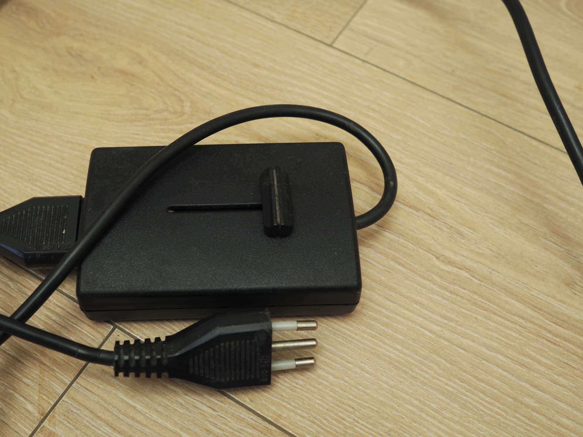 Floor lamp, black, metal, glass, Italy, 1970s - 64043