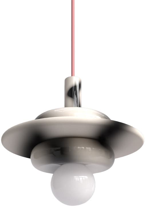 Lampa porcelanowa Venus biały i czarny, Nodi Studio