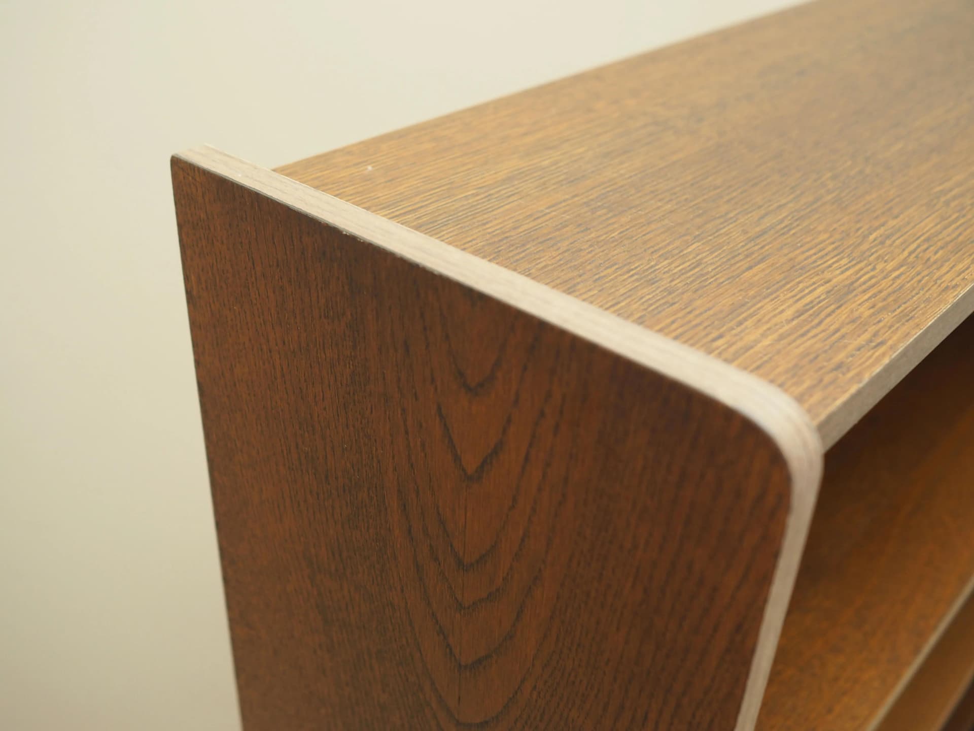 Bookcase, brown oak, Denmark, 1970s - 32889