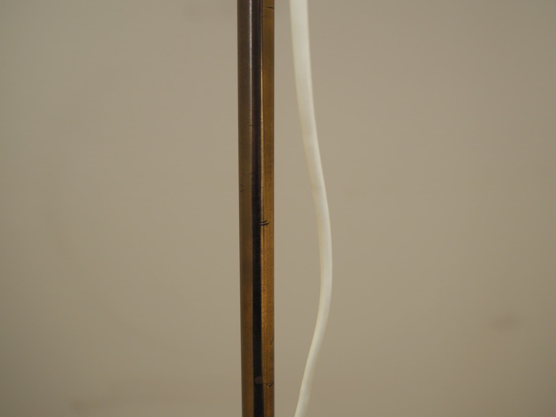 Lampa podłogowa, biały, metal, Dania, lata 70. - 64026