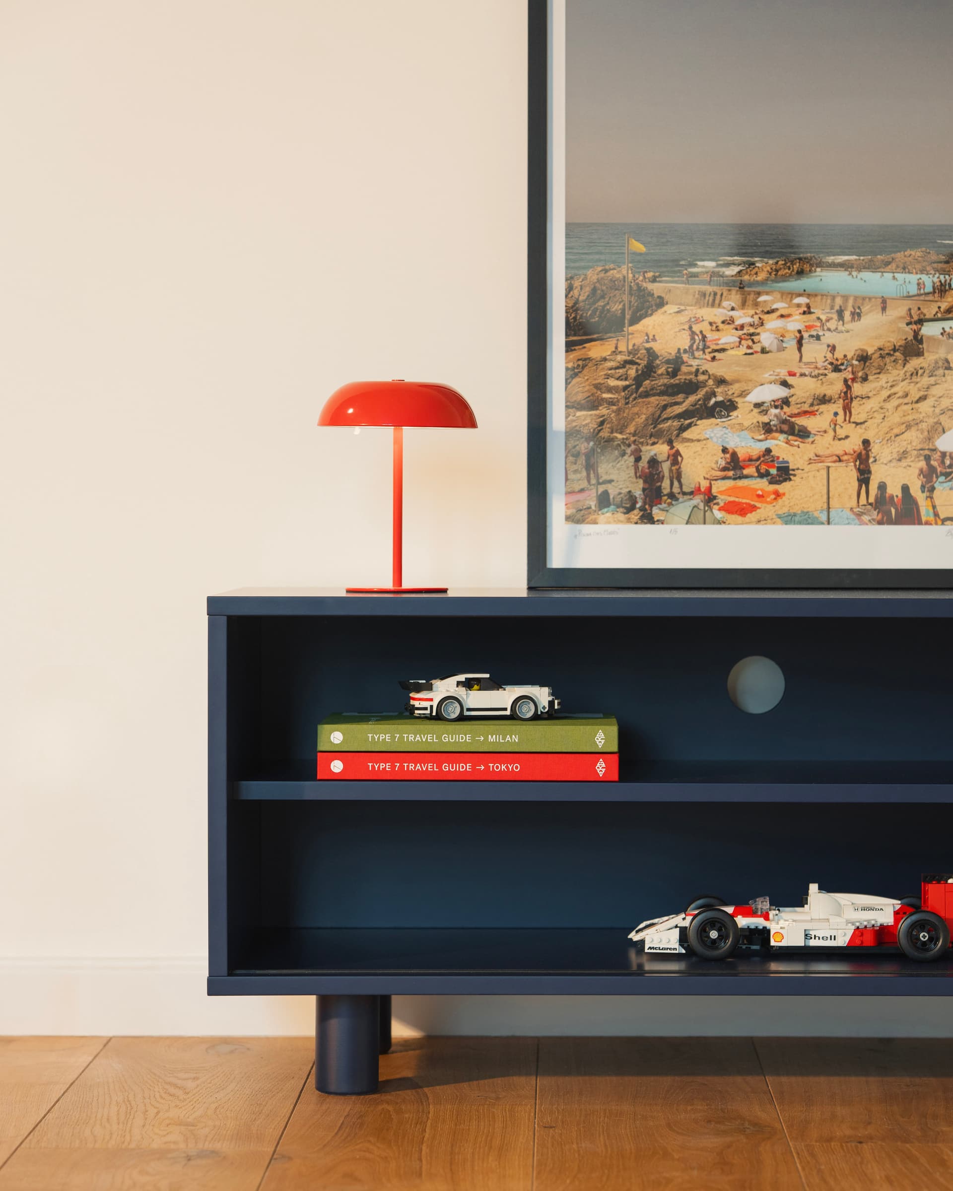 Pop TV Stand 160x40x46.6 cm cobalt blue, by Feum Design, FEUM - 33024