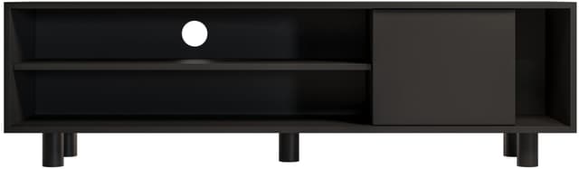 Pop TV Stand 160x40x46.6 cm black lacquered, by Feum Design, FEUM - DIMENSION