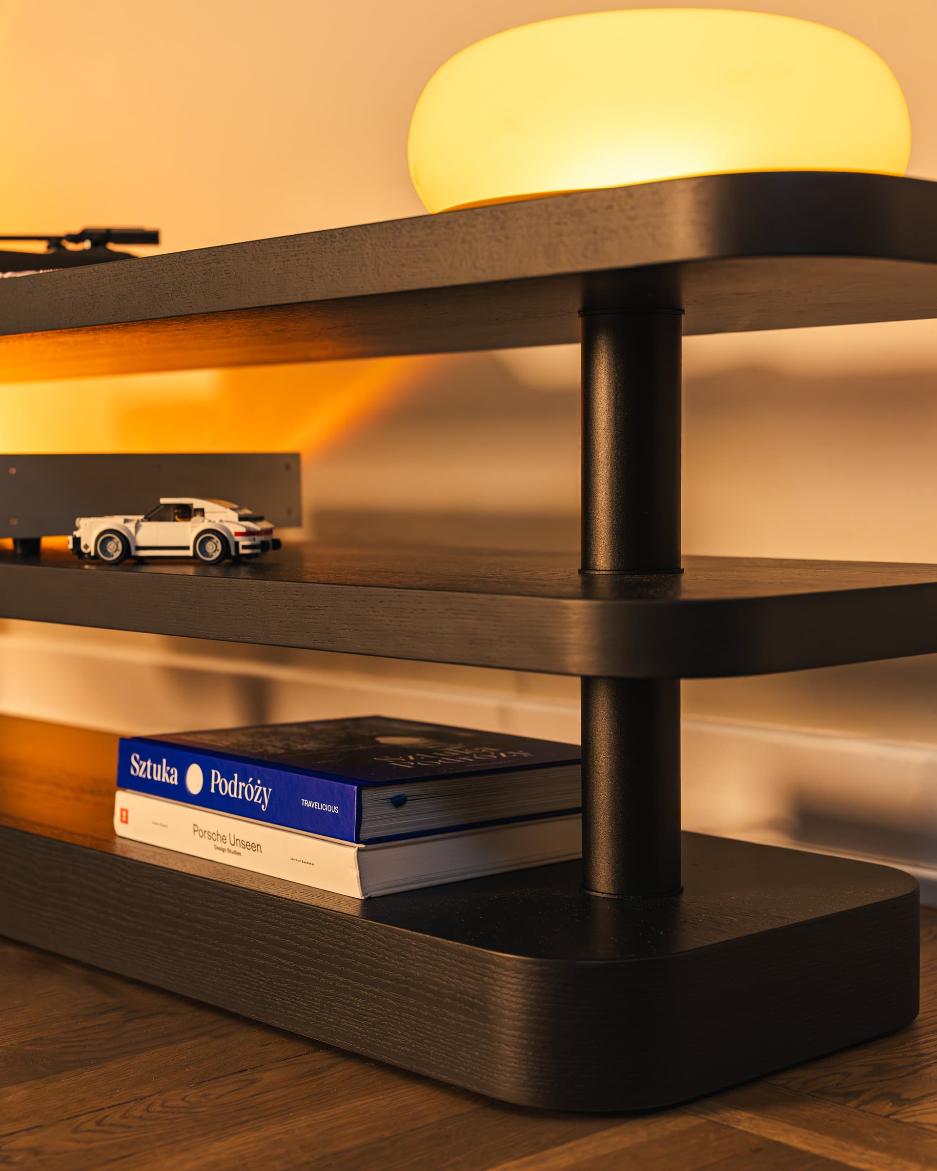 Szafka RTV Rel czarny, Feum - 33008