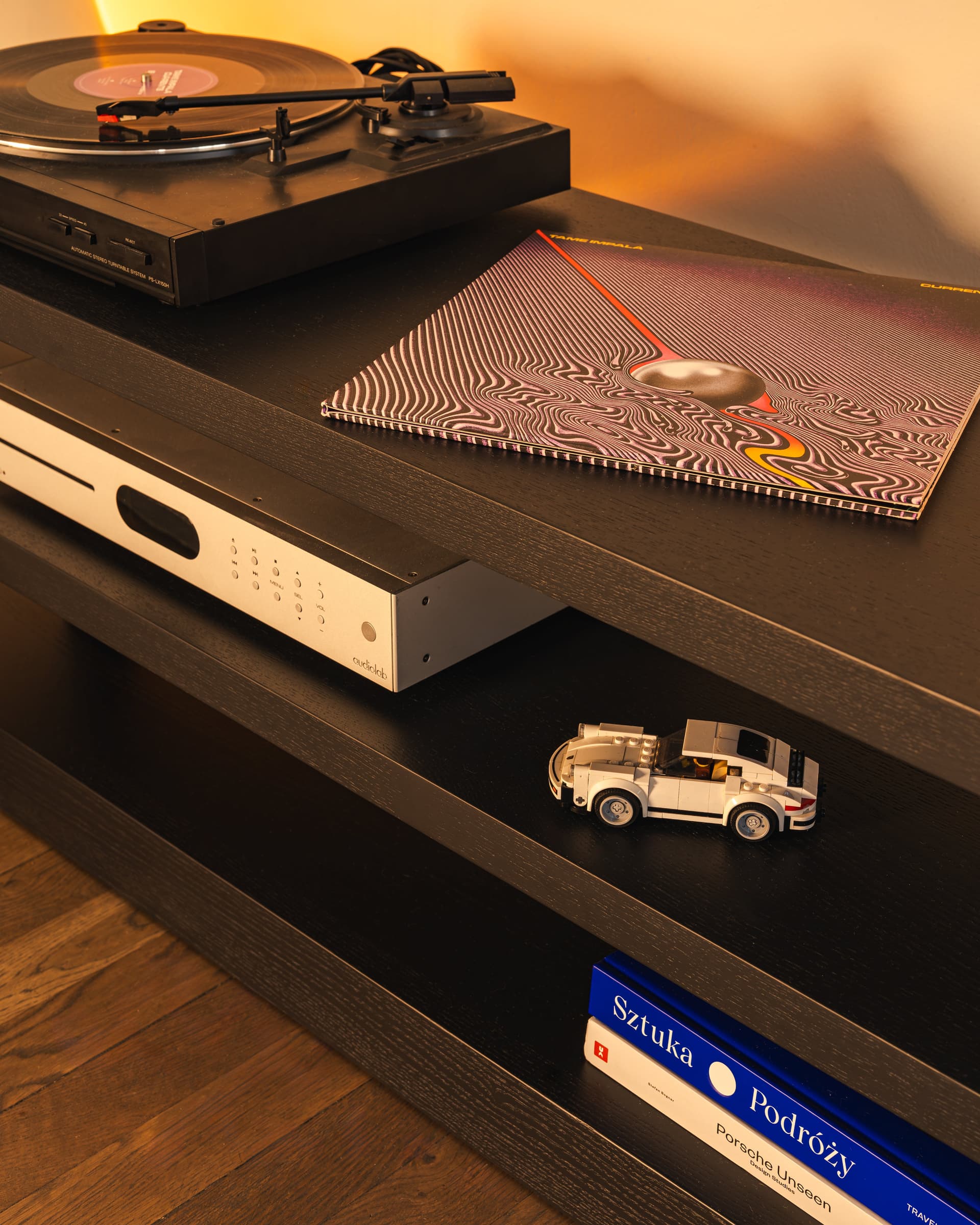 Szafka RTV Rel czarny, Feum - 33009