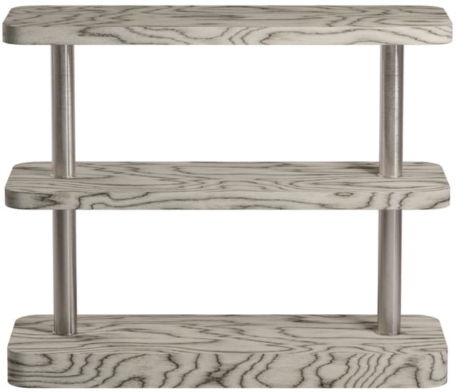 Regał Mod 3 Sottsass szary i stal szczotkowana, Feum - WYMIARY