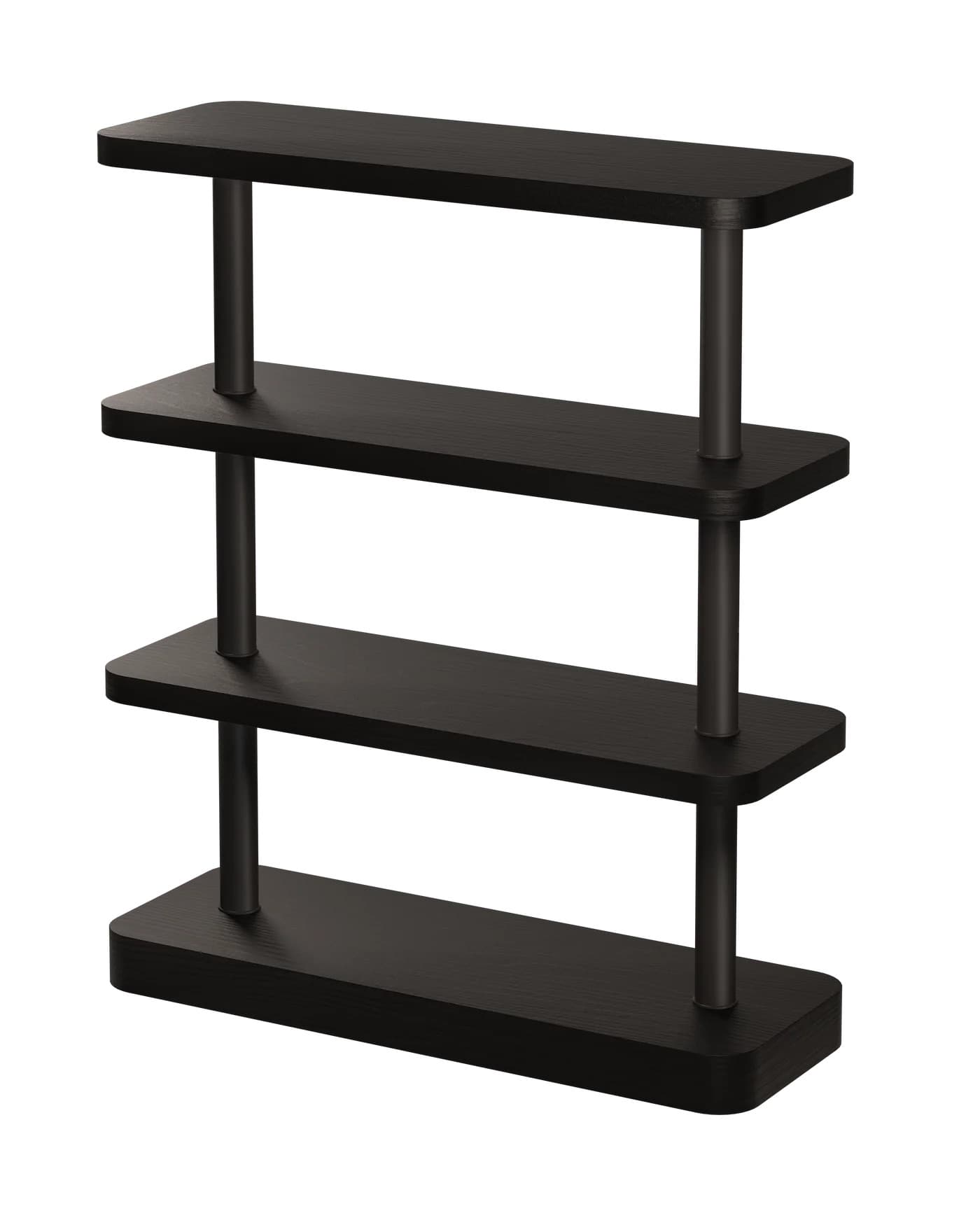 Mod 5 shelving unit wood black, minimalist, no brand - 57535
