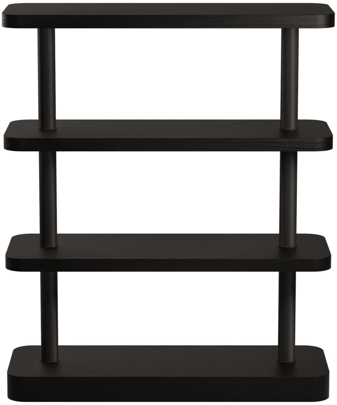 Mod 5 shelving unit wood black, minimalist, no brand