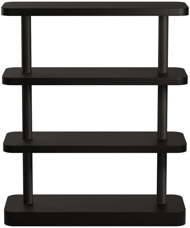 Mod 5 shelving unit wood black, minimalist, no brand - DIMENSION