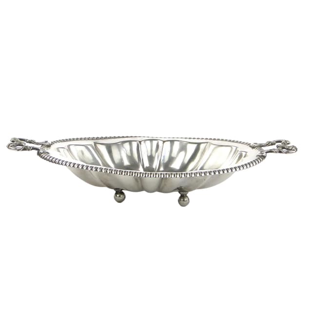 Serving Dish, Silver-Plated, J. Fraget, Poland, 19th c. - DIMENSION