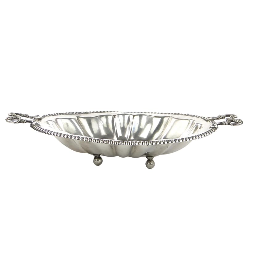 Serving Dish, Silver-Plated, J. Fraget, Poland, 19th c.