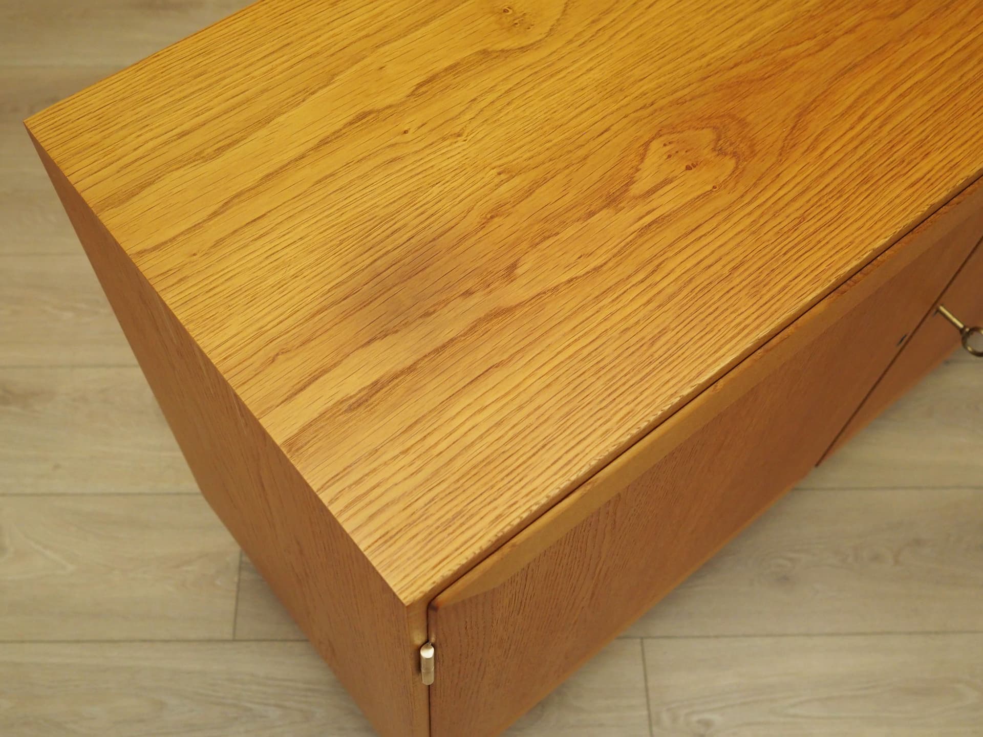 Sideboard, yellow ash, by C. Jensen, Hundevad, Denmark, 1970s. - 63973